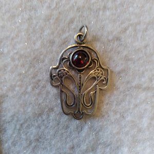 Silver Hamsa pendant